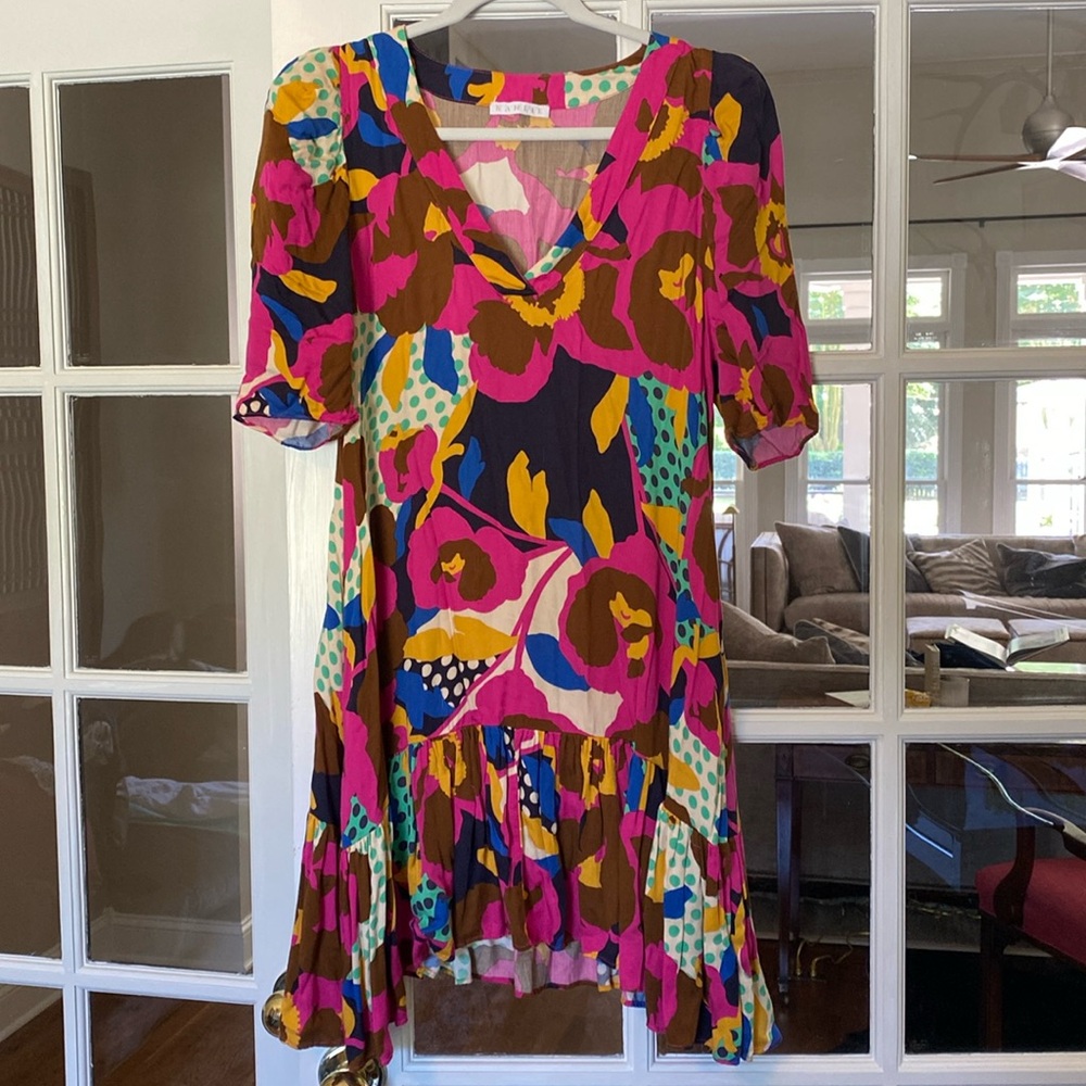 Karlie Multicolor Flare Dress